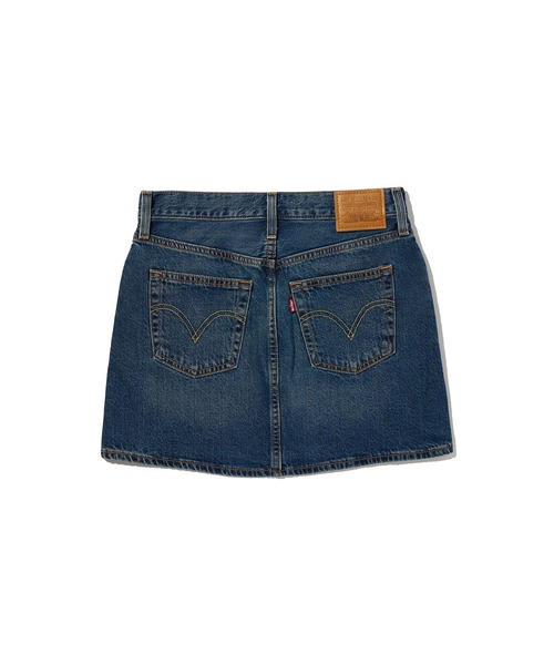 Levi's(リーバイス)の「Levi's/リーバイス ICON デニム スカート(デニムスカート・レディース・ダークインディゴブルー・26inch/25inch/24inch/23inch/28inch/27inch)」の6枚目の写真