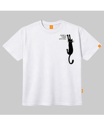 LLAMO（エラモ）の「黒猫 半袖Tシャツ 男女共用 ビッグサイズ S 4XL（Tシャツ/カットソー）」