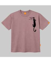 LLAMO（エラモ）の「黒猫 半袖Tシャツ 男女共用 ビッグサイズ S 4XL（Tシャツ/カットソー）」