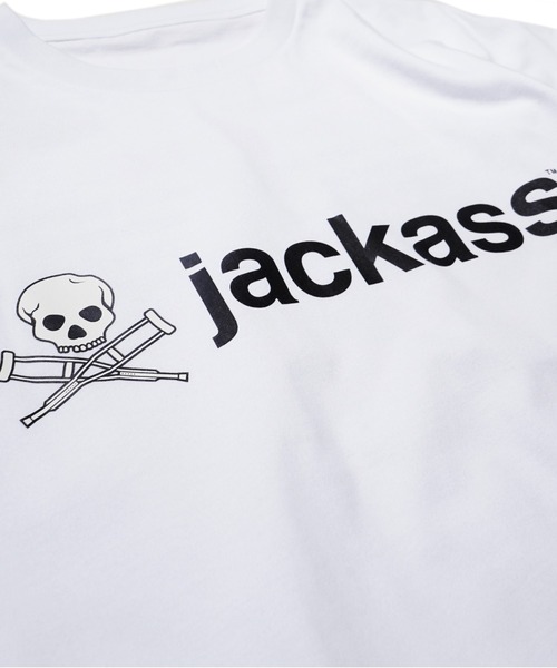 BENCH'S SELECT（ベンチセレクト）の「【jackass/ジャッカス】公式ライセンス グラフィックT 綿100%（Tシャツ/カットソー・メンズ・ホワイト/ブラック・MEDIUM/X-LARGE/LARGE）」の5枚目の写真