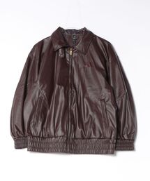 adidas/アディダス W STADIUM フェイクレザージャケット ジャケット HI844