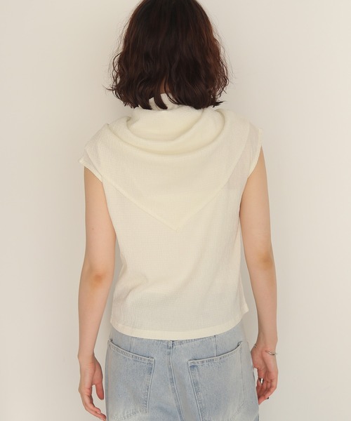 cheriella(シェリエラ)の「【cheriella】楊柳スカーフノースリーブブラウス CREPE SCARF SLEEVELESS BLOUSE(Tシャツ/カットソー・レディース・ブラック/ブラウン/アイボリー・FREE)」の19枚目の写真