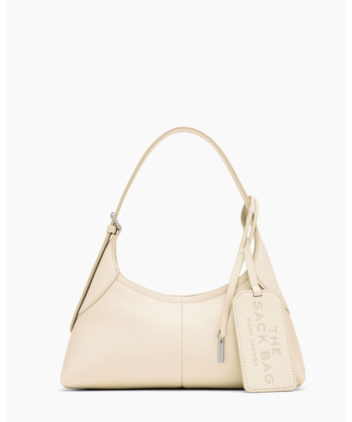 MARC JACOBS(マークジェイコブス)の「THE LEATHER SMALL BELTED SACK BAG/ザ レザー スモール ベルテッド サック バッグ(ショルダーバッグ・レディース・ブラック/ホワイト・ONE SIZE)」の2枚目の写真