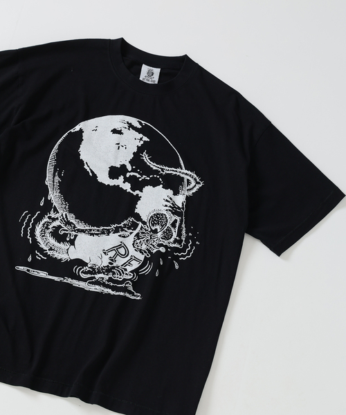 RAT FINK(ラットフィンク)の「RAT FINK / ラットフィンク 別注 グラフィック Tシャツ(Tシャツ/カットソー・メンズ・ホワイト/ブラウン/ブラック・MEDIUM/LARGE)」の5枚目の写真
