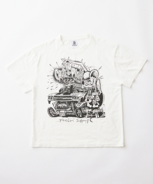 RAT FINK(ラットフィンク)の「RAT FINK / ラットフィンク 別注 グラフィック Tシャツ(Tシャツ/カットソー・メンズ・ホワイト/ブラウン/ブラック・MEDIUM/LARGE)」の8枚目の写真