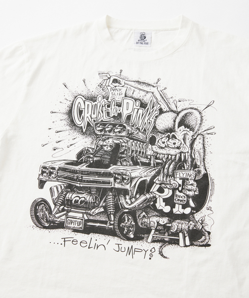 RAT FINK(ラットフィンク)の「RAT FINK / ラットフィンク 別注 グラフィック Tシャツ(Tシャツ/カットソー・メンズ・ホワイト/ブラウン/ブラック・MEDIUM/LARGE)」の9枚目の写真