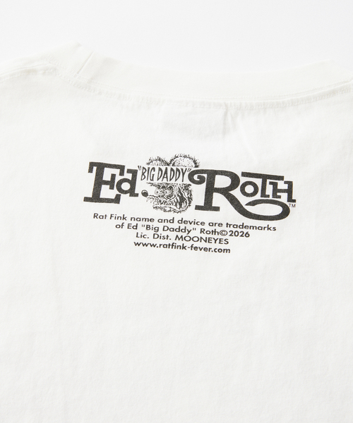 RAT FINK(ラットフィンク)の「RAT FINK / ラットフィンク 別注 グラフィック Tシャツ(Tシャツ/カットソー・メンズ・ホワイト/ブラウン/ブラック・MEDIUM/LARGE)」の11枚目の写真