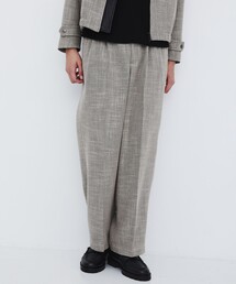 【数量限定】カルゼツイード 2タックワイドスラックス