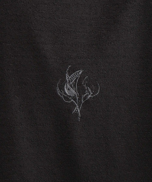 HARE（ハレ）の「【郷祥×HARE】VネックバックプリントカットLS(HARE)（Tシャツ/カットソー・メンズ・グレー/ブラック・FREE）」の18枚目の写真