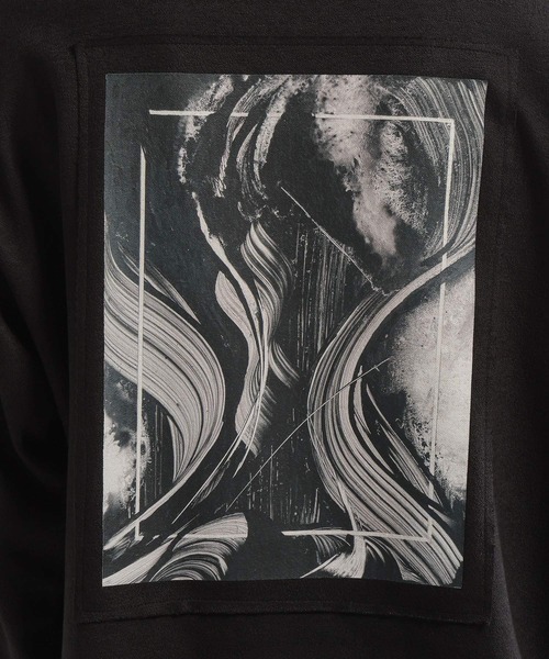 HARE（ハレ）の「【郷祥×HARE】VネックバックプリントカットLS(HARE)（Tシャツ/カットソー・メンズ・グレー/ブラック・FREE）」の17枚目の写真