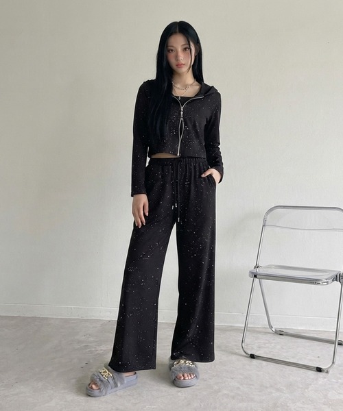 non-hedge(ノンヘッジ)の「チェーンフェイクファーサンダル(サンダル・レディース・グレー/ブラック・S/M/L)」の11枚目の写真