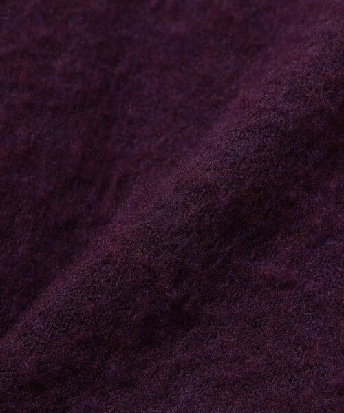 FRED PERRY(フレッドペリー)の「【別注】FRED PERRY / フラッフィーニット 26FW(ニット/セーター・メンズ・ブラウン/ブラック/パープル・MEDIUM/SMALL/X-LARGE/LARGE)」の4枚目の写真