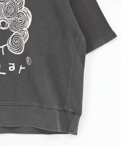ScoLar(スカラー)の「ScoLar(スカラー) スカラーちゃん ピグメント染めプルオーバー(Tシャツ/カットソー・レディース・ネイビー/チャコールグレー/ブラウン・MEDIUM)」の12枚目の写真