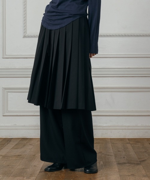 CREDONA(クレドナ)の「PLEATED MIDI SKIRT/プリーツミディスカート(スカート・レディース・グレー/ブラック・FREE)」の16枚目の写真