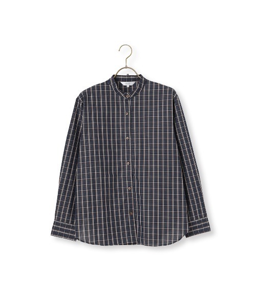 AOYAMA(アオヤマ)の「バンドカラーボウタイブラウス【長袖】【2WAY】2通りの着こなしを楽しめる華やかトップス(シャツ/ブラウス・レディース・ネイビー/ブラウン・L/M)」の14枚目の写真