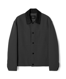 ADHOC（アドホック）の「男性T/Rビッグダブルアウトポケットトラッカー(BLACK)(HB9UJ01)（デニムジャケット）」