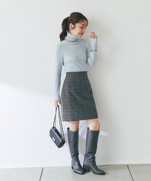La boutique BonBon(ラブティックボンボン)の「【オウレンティ】キルティングチェーンバッグ(ショルダーバッグ・レディース・チャコールグレー/ブラック・FREE)」の19枚目の写真