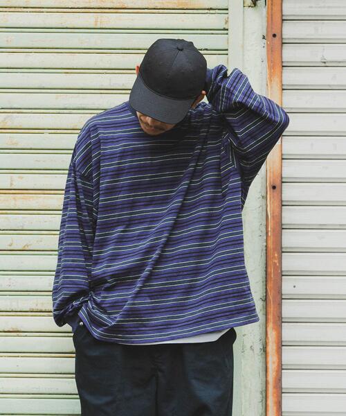 Wide Dad(ワイドダッド)の「Wide Dad Dad LONGSLEEVE T-SHIRTS(Tシャツ/カットソー・メンズ・その他1/ネイビー/ライトグレー・2/1)」の3枚目の写真