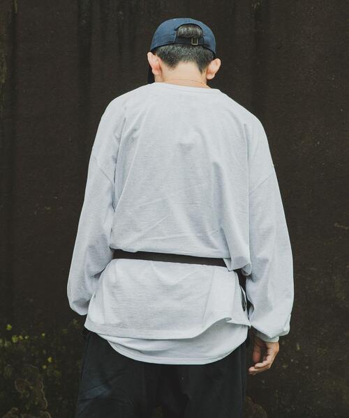 Wide Dad(ワイドダッド)の「Wide Dad Dad LONGSLEEVE T-SHIRTS(Tシャツ/カットソー・メンズ・その他1/ネイビー/ライトグレー・2/1)」の4枚目の写真