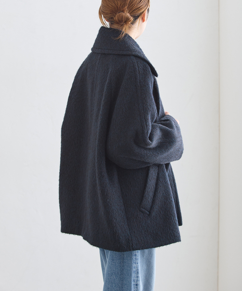 journal standard L'essage(ジャーナルスタンダードレサージュ)の「BALLI シャギーダブルコート(その他アウター・レディース・キャメル/ネイビー/カーキ・36/38)」の11枚目の写真