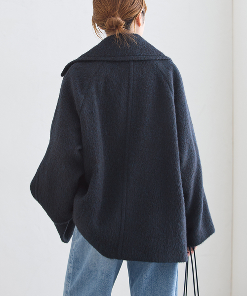 journal standard L'essage(ジャーナルスタンダードレサージュ)の「BALLI シャギーダブルコート(その他アウター・レディース・キャメル/ネイビー/カーキ・36/38)」の12枚目の写真