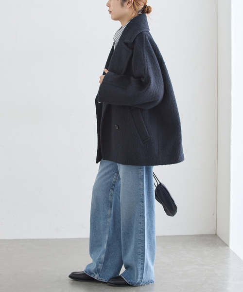 journal standard L'essage(ジャーナルスタンダードレサージュ)の「BALLI シャギーダブルコート(その他アウター・レディース・キャメル/ネイビー/カーキ・36/38)」の15枚目の写真