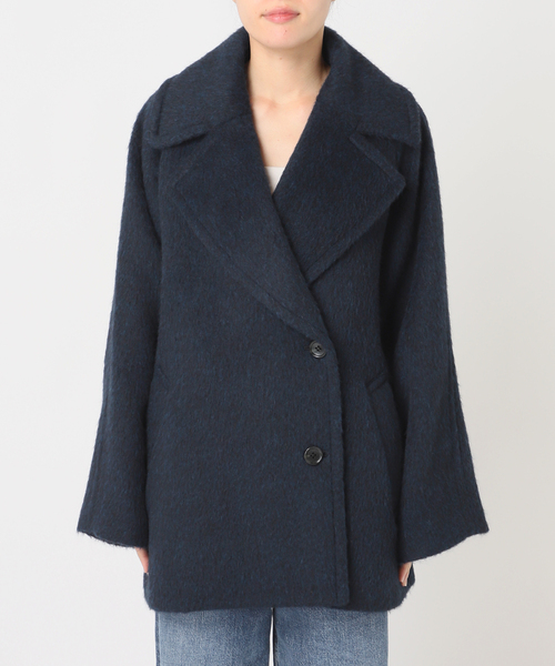 journal standard L'essage(ジャーナルスタンダードレサージュ)の「BALLI シャギーダブルコート(その他アウター・レディース・キャメル/ネイビー/カーキ・36/38)」の6枚目の写真