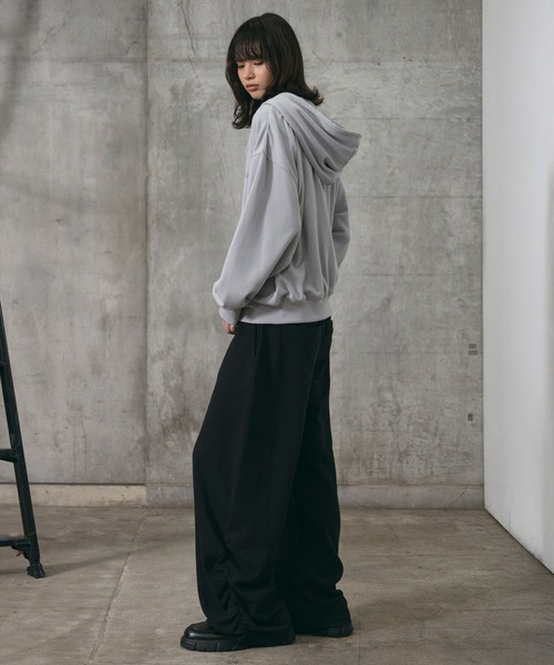 Confirm(コンファーム)の「『Confirm』 Logo Embroidery FullZIP Hoodie / 『Confirm』ロゴ刺繍フルジップパーカー ダブルジップ メンズ レディース ユニセックス(パーカー・メンズ・スカイブルー/チャコールグレー/ブラック・M/L/S)」の10枚目の写真