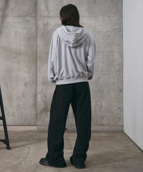 Confirm(コンファーム)の「『Confirm』 Logo Embroidery FullZIP Hoodie / 『Confirm』ロゴ刺繍フルジップパーカー ダブルジップ メンズ レディース ユニセックス(パーカー・メンズ・スカイブルー/チャコールグレー/ブラック・M/L/S)」の13枚目の写真