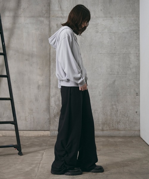 Confirm(コンファーム)の「『Confirm』 Logo Embroidery FullZIP Hoodie / 『Confirm』ロゴ刺繍フルジップパーカー ダブルジップ メンズ レディース ユニセックス(パーカー・メンズ・スカイブルー/チャコールグレー/ブラック・M/L/S)」の12枚目の写真