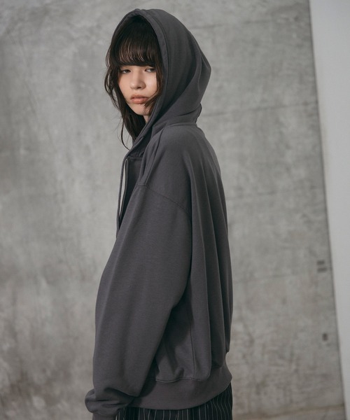 Confirm(コンファーム)の「『Confirm』 Logo Embroidery FullZIP Hoodie / 『Confirm』ロゴ刺繍フルジップパーカー ダブルジップ メンズ レディース ユニセックス(パーカー・メンズ・スカイブルー/チャコールグレー/ブラック・M/L/S)」の16枚目の写真