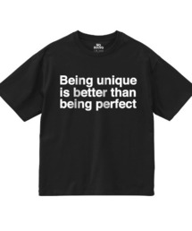 NOBOUND（ノーバウンド） 半袖Tシャツ メッセージ ロゴ プリント ボックスシルエット トップス カットソー レディース