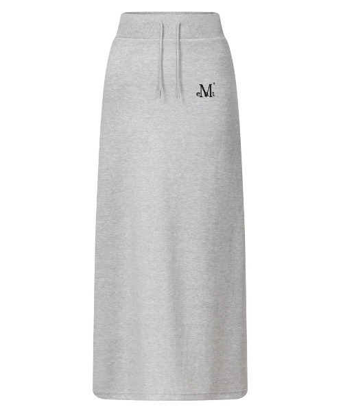 MUCENT(ムセント)の「A'GEM/9 × .kom 『MUCENT/ムセント』 BELLE MAXI BANDING LONG SKIRT/BELLE マキシバンディングロングスカート(スカート・レディース・グレー/ブラック/チャコールグレー・FREE)」の3枚目の写真