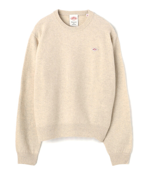 DANTON(ダントン)の「Women's Lambswool Crew Neck Knit Pullover(ニット/セーター・レディース・オフホワイト/イエロー/ライトグレー/ダークグレー/レッド/ピンク/ライトブルー/ブラウン/オートミール/ブラック/ブラウン系その他2・38/36)」の1枚目の写真