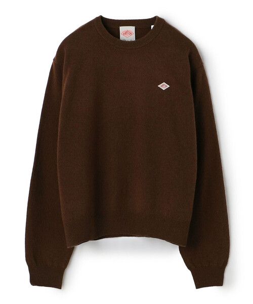 DANTON(ダントン)の「Women's Lambswool Crew Neck Knit Pullover(ニット/セーター・レディース・オフホワイト/イエロー/ライトグレー/ダークグレー/レッド/ピンク/ライトブルー/ブラウン/オートミール/ブラック/ブラウン系その他2・38/36)」の6枚目の写真