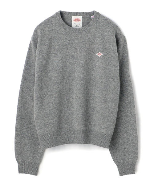 DANTON(ダントン)の「Women's Lambswool Crew Neck Knit Pullover(ニット/セーター・レディース・オフホワイト/イエロー/ライトグレー/ダークグレー/レッド/ピンク/ライトブルー/ブラウン/オートミール/ブラック/ブラウン系その他2・38/36)」の4枚目の写真