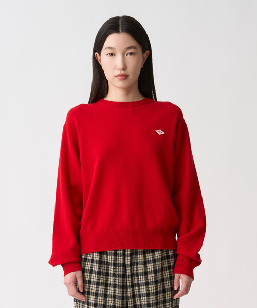 DANTON(ダントン)の「Women's Lambswool Crew Neck Knit Pullover(ニット/セーター・レディース・オフホワイト/イエロー/ライトグレー/ダークグレー/レッド/ピンク/ライトブルー/ブラウン/オートミール/ブラック/ブラウン系その他2・38/36)」の12枚目の写真