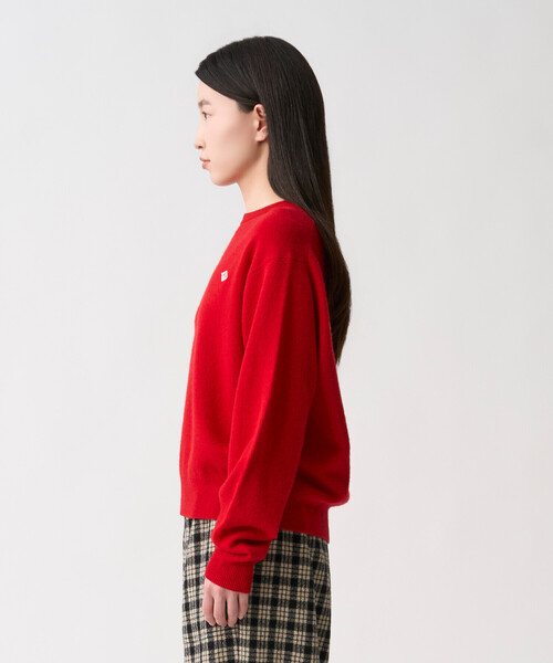 DANTON(ダントン)の「Women's Lambswool Crew Neck Knit Pullover(ニット/セーター・レディース・オフホワイト/イエロー/ライトグレー/ダークグレー/レッド/ピンク/ライトブルー/ブラウン/オートミール/ブラック/ブラウン系その他2・38/36)」の13枚目の写真