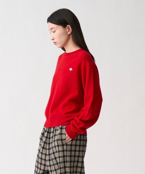 DANTON(ダントン)の「Women's Lambswool Crew Neck Knit Pullover(ニット/セーター・レディース・オフホワイト/イエロー/ライトグレー/ダークグレー/レッド/ピンク/ライトブルー/ブラウン/オートミール/ブラック/ブラウン系その他2・38/36)」の17枚目の写真