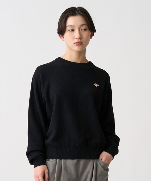 DANTON(ダントン)の「Women's Lambswool Crew Neck Knit Pullover(ニット/セーター・レディース・オフホワイト/イエロー/ライトグレー/ダークグレー/レッド/ピンク/ライトブルー/ブラウン/オートミール/ブラック/ブラウン系その他2・38/36)」の18枚目の写真