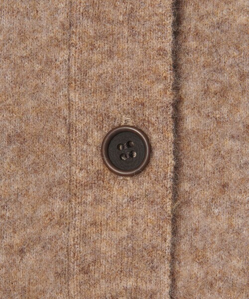 Steven Alan（スティーブンアラン）の「＜Steven Alan＞ウール ナイロン キャメル ミックス ヘンリーネック ニット（ニット/セーター・レディース・ブラック/ブラウン・FREE）」の15枚目の写真