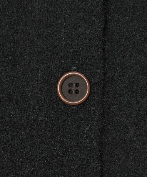 Steven Alan（スティーブンアラン）の「＜Steven Alan＞ウール ナイロン キャメル ミックス ヘンリーネック ニット（ニット/セーター・レディース・ブラック/ブラウン・FREE）」の18枚目の写真