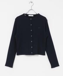 LACOSTE　リブジャージーカーディガン
