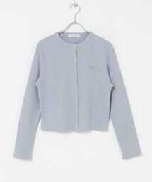 LACOSTE リブジャージーカーディガン