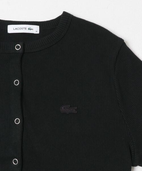 LACOSTE(ラコステ)の「LACOSTE リブジャージーカーディガン(カーディガン/ボレロ・レディース・ブラック/ネイビー/グレー・36)」の12枚目の写真