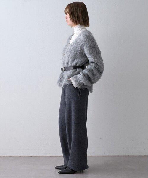THE PAUSE(ザ ポーズ)の「〈WEB限定〉【THE PAUSE】シャギーVネックプルオーバー(ニット/セーター・レディース・グレー/パープル/ブラック・FREE)」の22枚目の写真