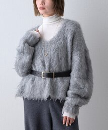〈WEB限定〉【THE PAUSE】シャギーVネックプルオーバー