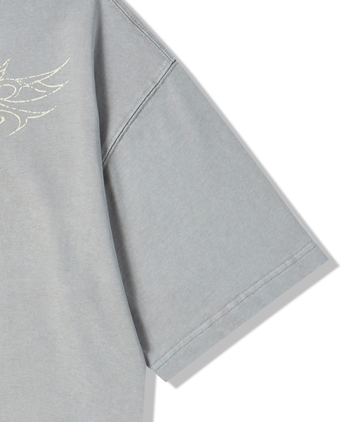 LIFE WORK(ライフワーク)の「ヴィンテージウィングフレーム半袖Tシャツ(Tシャツ/カットソー・メンズ・チャコールグレー/ライトグレー・LARGE/MEDIUM)」の6枚目の写真