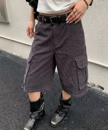 コーデュロイカーゴハーフパンツ