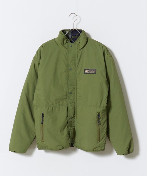 GRIP SWANY(グリップスワニー)の「GRIP SWANY/グリップスワニー REVERSIBLE JKT 5.0 メンズ コート ジャケット ナイロン アウトドア タウンユース リバーシブル 撥水 2026秋冬 秋服 冬服(ブルゾン・メンズ・ブラック/ベージュ/オリーブ・M/L)」の3枚目の写真